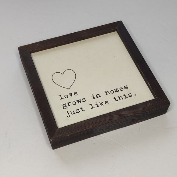 Love Grows in Homes Just Like This Wooden Wall Decor Valentine's Day - Picture 8 of 10
